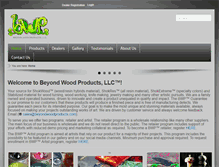 Tablet Screenshot of beyondwoodproducts.com